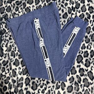 PINK Victoria's Secret Blue Track Pants